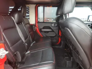 2018 Jeep Wrangler Unlimited Rubicon z VIN 1C4HJXFN3JW148119, wystawiony jako Copart lot #85839454 z przebiegiem Nie podano mil oraz Szkoda całkowita • Salvage title. Historia ofert i sprzedaży dostępna na DreamBid. Obrazek 10.