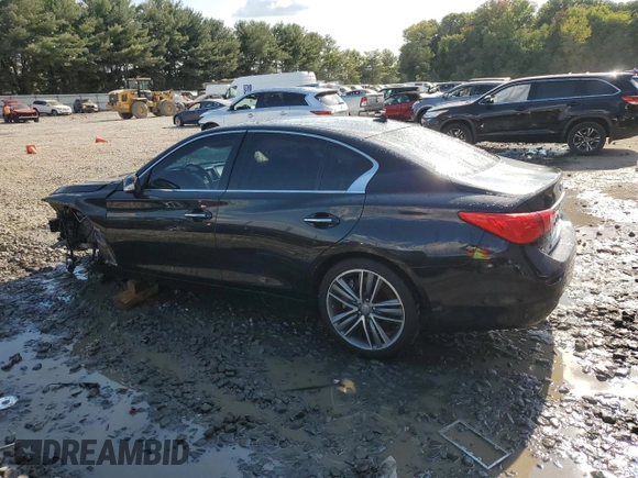 2017 Infiniti Q50 2.0t Sport with VIN JN1CV7AR2HM680236, listed as a Copart auction lot 71917884 with 84,212 mi miles and Salvage Title. Bid and sale history available at carsss.com. Image 2.