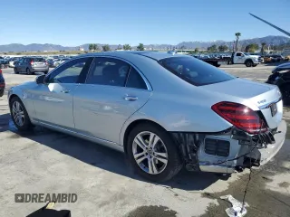 2018 Mercedes-Benz S 450 with VIN WDDUG6GB4JA407506, listed as a Copart auction lot 48018575 with 76,049 mi miles and Salvage Title. Bid and sale history available at carsss.com. Image 2.