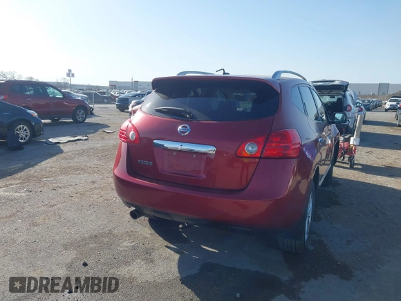 2013 Nissan Rogue S with VIN JN8AS5MT7DW001167, listed as a IAAI auction lot 41846678 with 186,299 mi miles. Bid and sale history available at carsss.com. Image 4.
