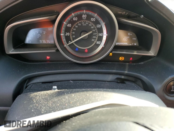 2014 Mazda 3 i Grand Touring with VIN JM1BM1M76E1200859, listed as a Copart auction lot 43520005 with 97,675 mi miles and Salvage Title. Bid and sale history available at DreamBid. Image 9.