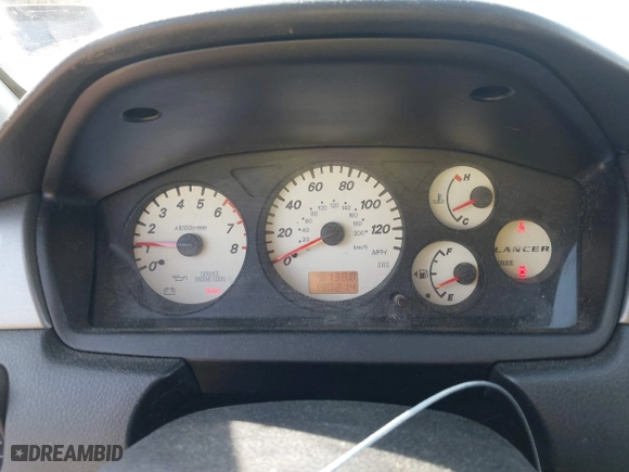 2002 Mitsubishi Lancer OZ-Rally with VIN JA3AJ86E32U081427, listed as a IAAI auction lot 41875587 with 190,214 mi miles. Bid and sale history available at carsss.com. Image 7.