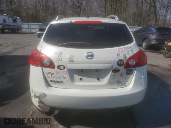 2008 Nissan Rogue SL with VIN JN8AS58V78W138465, listed as a Copart auction lot 49464985 with 147,360 mi miles and Salvage Title. Bid and sale history available at DreamBid. Image 6.