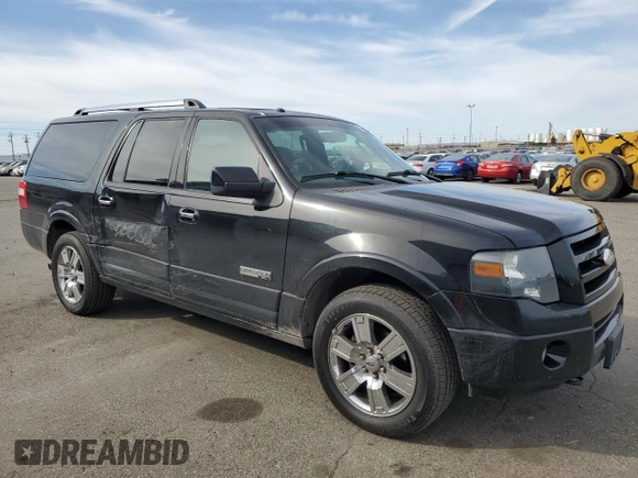 2008 Ford Expedition EL Limited with VIN 1FMFK20588LA66006, listed as a Copart auction lot 47443255 with 210,054 mi miles and Salvage Title. Bid and sale history available at carsss.com. Image 4.