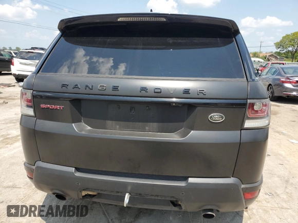 2017 Land Rover Range Rover Sport HSE Dynamic with VIN SALWV2FV5HA687274, listed as a Copart auction lot 65390814 with 104,554 mi miles and Salvage title. Bid and sale history available at DreamBid. Image 6.