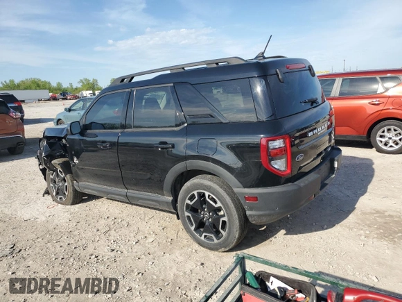 2023 Ford Bronco Sport Outer Banks z VIN 3FMCR9C69PRD88942, wystawiony jako Copart lot #53879305 z przebiegiem 15 590 mil mil oraz Szkoda całkowita • Salvage title. Historia ofert i sprzedaży dostępna na DreamBid. Obrazek 2.