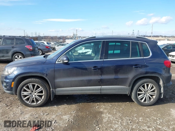 2016 Volkswagen Tiguan S with VIN WVGBV7AX5GW526285, listed as a IAAI auction lot 41445284 with 130,954 mi miles and . Bid and sale history available at DreamBid. Image 13.