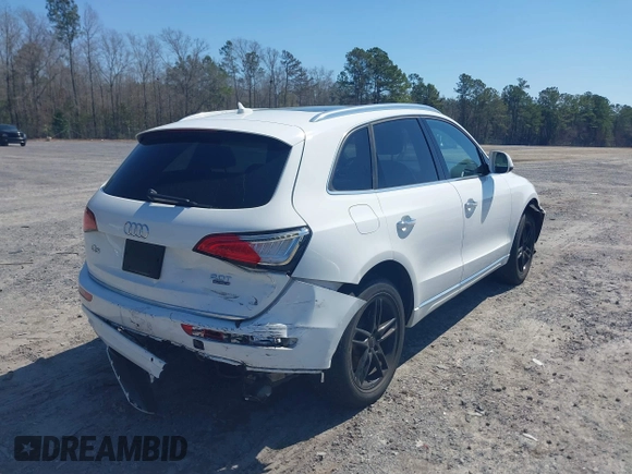 2015 Audi Q5 Premium Plus with VIN WA1LFAFP7FA103337, listed as a IAAI auction lot 41781390 with 96,465 mi miles and . Bid and sale history available at DreamBid. Image 4.