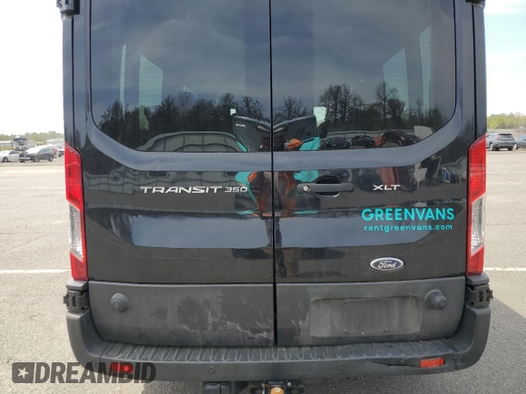 2024 Ford Transit Passenger XL with VIN 1FBAX2C87RKA89021, listed as a Copart auction lot 54859575 with 28,791 mi miles and Salvage title. Bid and sale history available at DreamBid. Image 10.