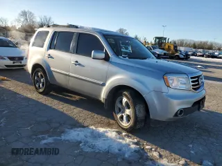 2014 Honda Pilot EX-L with VIN 5FNYF4H53EB020616, listed as a Copart auction lot 41699005 with 124,698 mi miles and Salvage Title. Bid and sale history available at DreamBid. Image 4.