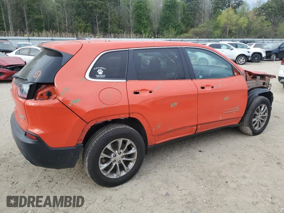 2021 Jeep Cherokee 80th Anniversary with VIN 1C4PJMMX9MD198733, listed as a Copart auction lot 51117895 with 53,561 mi miles and Salvage Title. Bid and sale history available at carsss.com. Image 3.