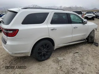 2018 Dodge Durango Citadel Anodized Platinum with VIN 1C4SDJETXJC219408, listed as a Copart auction lot 41601364 with 87,981 mi miles and . Bid and sale history available at DreamBid. Image 3.