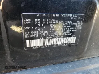 2015 Subaru Outback Premium z VIN 4S4BSBCC3F3277796, wystawiony jako Copart lot #57866495 z przebiegiem 169 950 mil mil oraz Szkoda całkowita • Salvage title. Historia ofert i sprzedaży dostępna na DreamBid. Obrazek 13.