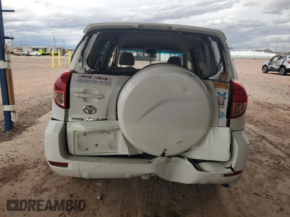 2008 Toyota RAV4 with VIN JTMBK33V386045941, listed as a Copart auction lot 49262145 with 209,872 mi miles and Salvage Title. Bid and sale history available at carsss.com. Image 6.
