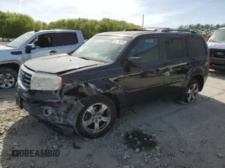 2013 Honda Pilot EX-L with VIN 5FNYF4H6XDB002024, listed as a Copart auction lot 55019245 with Not provided miles and Salvage title. Bid and sale history available at DreamBid. Image 1.