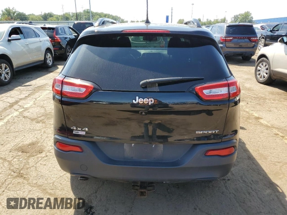 2016 Jeep Cherokee Altitude with VIN 1C4PJMAB5GW182417, listed as a Copart auction lot 69486134 with 157,571 mi miles and Salvage title. Bid and sale history available at DreamBid. Image 6.