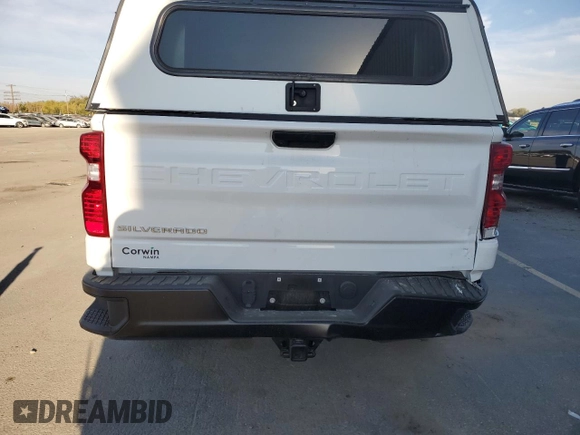 2022 Chevrolet Silverado 1500 Work Truck with VIN 1GCRDAED7NZ540770, listed as a Copart auction lot 74632704 with 69,567 mi miles and Salvage Title. Bid and sale history available at DreamBid. Image 6.