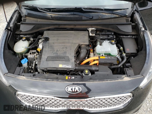 2017 Kia Niro Touring Launch Edition with VIN KNDCC3LC8H5069089, listed as a Copart auction lot 54293064 with 81,987 mi miles and Salvage Title. Bid and sale history available at carsss.com. Image 12.