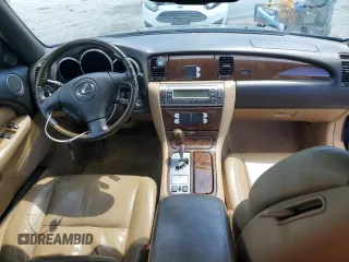 2006 Lexus SC 430 with VIN JTHFN48Y369001045, listed as a Copart auction lot 55725575 with 185,164 mi miles and Salvage title. Bid and sale history available at DreamBid. Image 8.