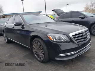 2020 Mercedes-Benz S-Class S 560 with VIN WDDUG8DB3LA509043, listed as a IAAI auction lot 41740807 with 39,391 mi miles. Bid and sale history available at carsss.com. Image 1.