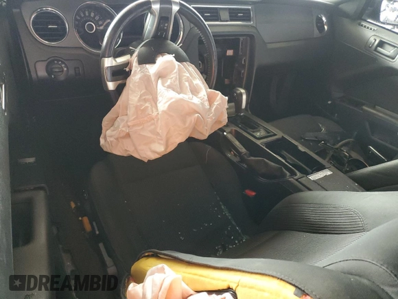 2014 Ford Mustang V6 with VIN 1ZVBP8AM7E5316443, listed as a Copart auction lot 80991534 with Not Provided miles and Salvage Title. Bid and sale history available at DreamBid. Image 8.