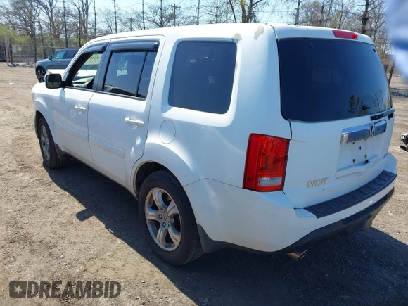 2013 Honda Pilot EX-L with VIN 5FNYF4H5XDB075692, listed as a IAAI auction lot 42073807 with 154,824 mi miles and . Bid and sale history available at carsss.com. Image 3.