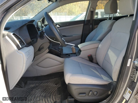 2021 Hyundai Tucson Limited with VIN KM8J3CAL0MU408689, listed as a Copart auction lot 77441874 with 0 mi miles and Salvage Title. Bid and sale history available at carsss.com. Image 7.