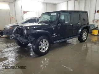 2017 Jeep Wrangler Unlimited Sahara with VIN 1C4BJWEG9HL698536, listed as a Copart auction lot 50700435 with 77,175 mi miles and Salvage Title. Bid and sale history available at carsss.com. Image 1.