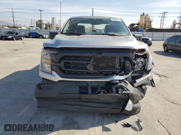 2023 Ford F-150 XL with VIN 1FTEX1CP8PKG08377, listed as a Copart auction lot 45999745 with 18,244 mi miles and Salvage title. Bid and sale history available at DreamBid. Image 5.
