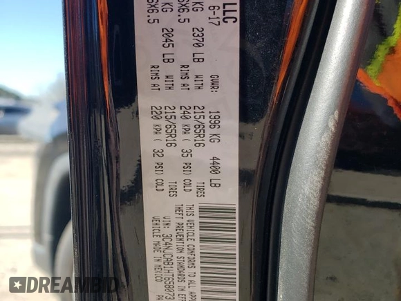 2017 Jeep Compass Sport with VIN 3C4NJCAB1HT658073, listed as a Copart auction lot 76667514 with 67,137 mi miles and Non Repairable. Bid and sale history available at carsss.com. Image 14.