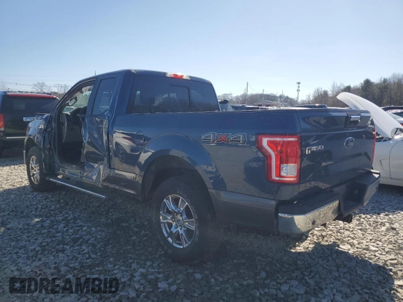 2017 Ford F-150 XL with VIN 1FTFX1EFXHFB12886, listed as a Copart auction lot 45378415 with 101,652 mi miles and Salvage Title. Bid and sale history available at carsss.com. Image 2.
