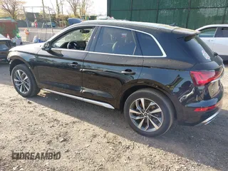 2022 Audi Q5 S line Premium with VIN WA1GAAFY9N2021322, listed as a IAAI auction lot 42119054 with 31,863 mi miles and . Bid and sale history available at DreamBid. Image 3.