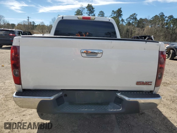 2010 GMC Canyon SLE1 with VIN 1GTDSCD97A8100508, listed as a Copart auction lot 47744055 with 150,018 mi miles and Salvage Title. Bid and sale history available at carsss.com. Image 6.