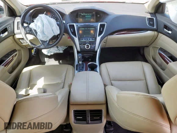 2017 Acura TLX with VIN 19UUB1F30HA000168, listed as a Copart auction lot 47591755 with 112,333 mi miles and Salvage title. Bid and sale history available at DreamBid. Image 8.
