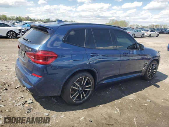 2020 BMW X3 M Competition с VIN 5YMTS0C06LLT11123, выставлен на аукционе Copart как лот 52618735 с пробегом 58 783 миль миль и Списание • Salvage title. История ставок и продаж доступна на DreamBid. Изображение 3.