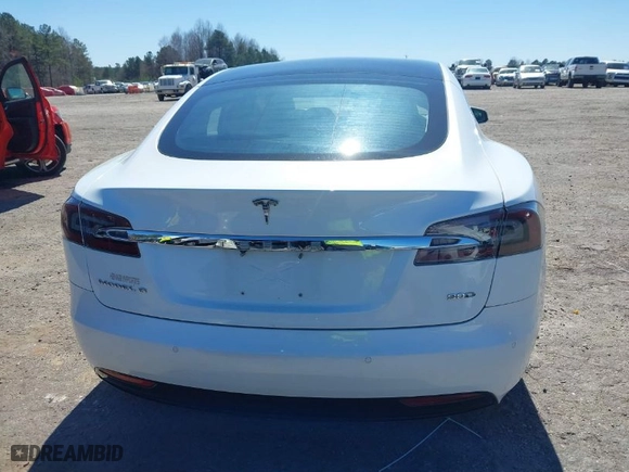 2017 Tesla Model S 100D with VIN 5YJSA1E23HF189813, listed as a IAAI auction lot 41767079 with 53,541 mi miles. Bid and sale history available at carsss.com. Image 16.