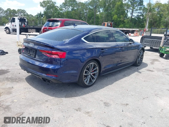 2018 Audi S5 Sportback Prestige z VIN WAUC4CF58JA003890, wystawiony jako IAAI lot #42176231 z przebiegiem 94 954 mil mil oraz . Historia ofert i sprzedaży dostępna na DreamBid. Obrazek 4.