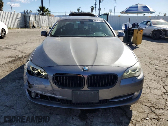 2013 BMW 5 Series 528i with VIN WBAXG5C50DDY36255, listed as a Copart auction lot 44741985 with 102,147 mi miles and Salvage Title. Bid and sale history available at carsss.com. Image 5.