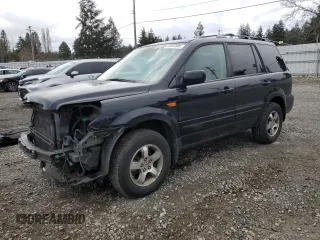 2006 Honda Pilot EX-L with VIN 2HKYF18696H539020, listed as a Copart auction lot 49352885 with 200,028 mi miles and Salvage Title. Bid and sale history available at DreamBid. Image 1.