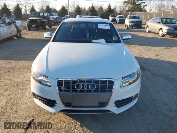 2012 Audi S4 Prestige with VIN WAUKGAFL7CA067976, listed as a IAAI auction lot 41815102 with 141,985 mi miles. Bid and sale history available at carsss.com. Image 12.