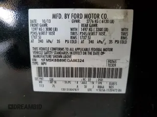 2014 Ford Explorer z VIN 1FM5K8B89EGA86324, wystawiony jako Copart lot #53337705 z przebiegiem 151 318 mil mil oraz Szkoda całkowita • Salvage title. Historia ofert i sprzedaży dostępna na DreamBid. Obrazek 15.