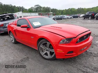 2013 Ford Mustang GT with VIN 1ZVBP8CF4D5265576, listed as a IAAI auction lot 42116446 with 46,879 mi miles and . Bid and sale history available at DreamBid. Image 1.