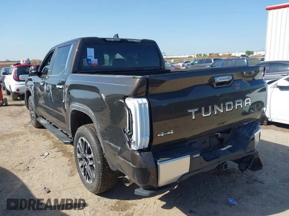 2024 Toyota Tundra Limited z VIN 5TFJA5DB9RX156634, wystawiony jako IAAI lot #41999055 z przebiegiem 29 692 mil mil oraz . Historia ofert i sprzedaży dostępna na DreamBid. Obrazek 3.