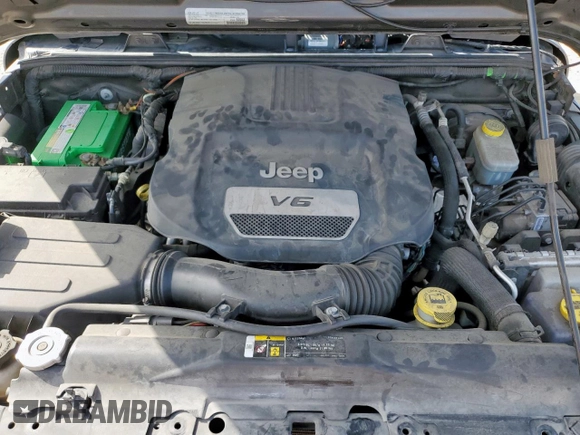 2017 Jeep Wrangler Unlimited Sport with VIN 1C4HJWDG6HL627015, listed as a Copart auction lot 63864755 with 113,443 mi miles and Salvage title. Bid and sale history available at DreamBid. Image 11.