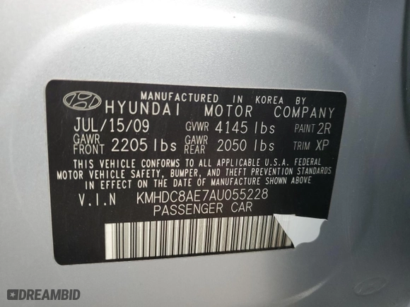2010 Hyundai Elantra Touring SE with VIN KMHDC8AE7AU055228, listed as a Copart auction lot 73850324 with 88,407 mi miles and Salvage Title. Bid and sale history available at carsss.com. Image 13.