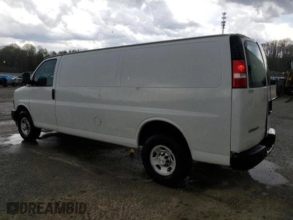 2020 Chevrolet Express Cargo Van with VIN 1GCWGBFB5L1153692, listed as a Copart auction lot 52133275 with 98,272 mi miles and Clean Title. Bid and sale history available at carsss.com. Image 2.