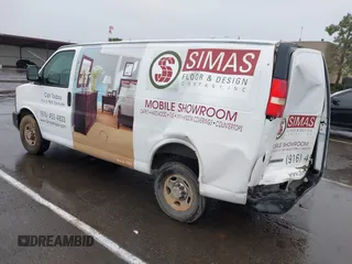 2010 Chevrolet Express Cargo with VIN 1GCZGFBA3A1158758, listed as a IAAI auction lot 41480795 with 240,053 mi miles and . Bid and sale history available at DreamBid. Image 3.