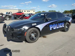 2019 Dodge Charger Police with VIN 2C3CDXAGXKH753432, listed as a Copart auction lot 71969554 with 77,385 mi miles and Clean Title. Bid and sale history available at DreamBid. Image 1.