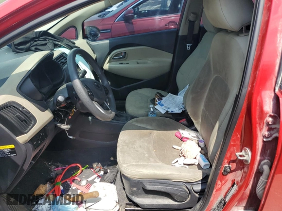 2013 Kia Rio LX with VIN KNADM4A30D6307304, listed as a Copart auction lot 66700254 with Not Provided miles and Salvage Title. Bid and sale history available at DreamBid. Image 7.