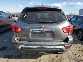 2020 Nissan Pathfinder S with VIN 5N1DR2AM2LC602191, listed as a Copart auction lot 89265205 with 129,199 mi miles and Clean Title. Bid and sale history available at carsss.com. Image 6.